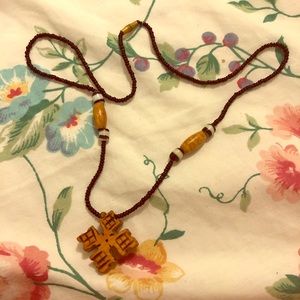 Ethiopian Orthodox Beaded Cross Necklace